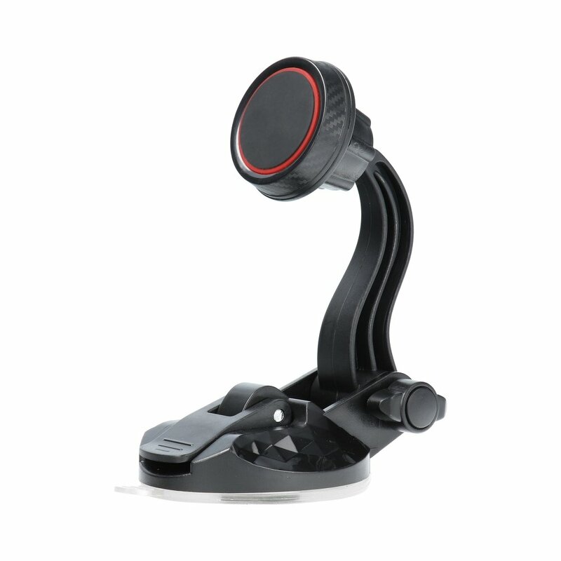 Suport Auto Magnetic Universal Pentru Telefon Cu Ventuza - Negru