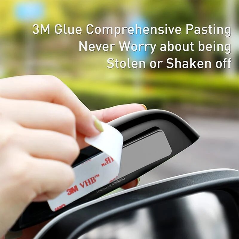 [Pachet 2x] Oglinda Auto Auxiliara Cu Unghi Larg Baseus - ACFZJ-01 - Negru