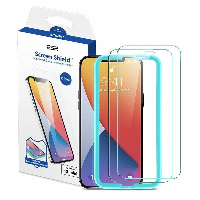 [Pachet 2x] Folie Sticla iPhone 12 mini ESR Screen Shield - Clear