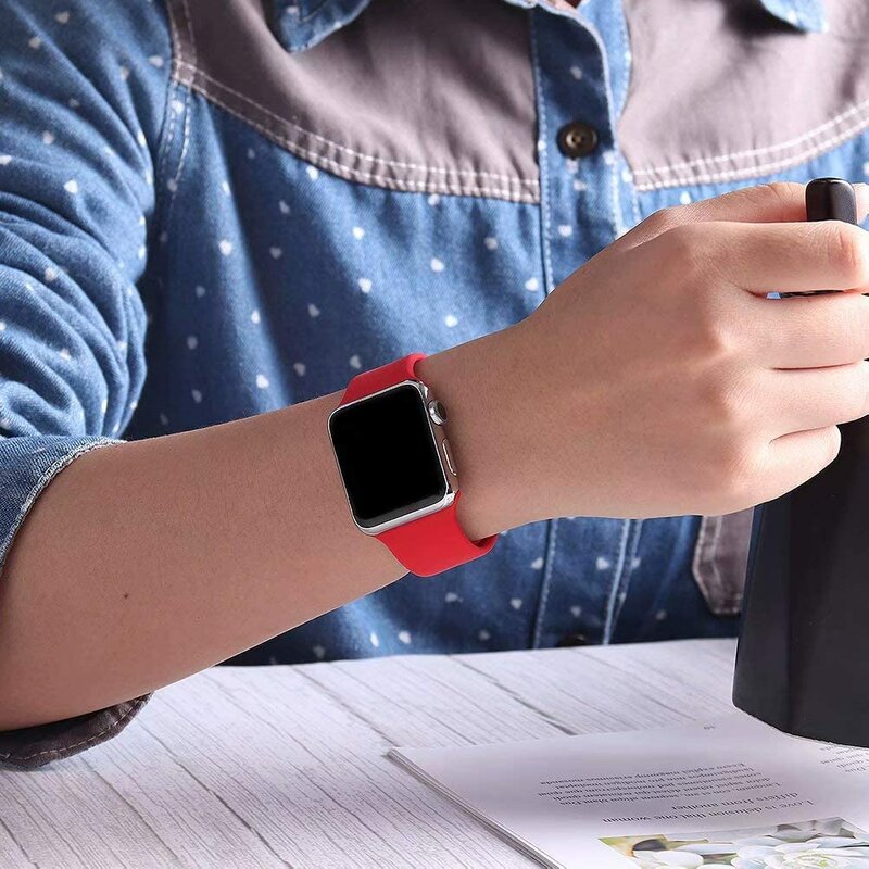 Curea Apple Watch 1 38mm Tech-Protect Smoothband - Red