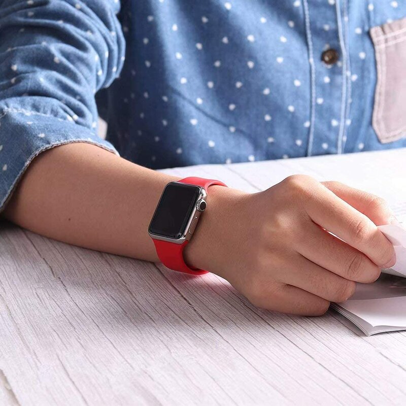 Curea Apple Watch 1 38mm Tech-Protect Smoothband - Red