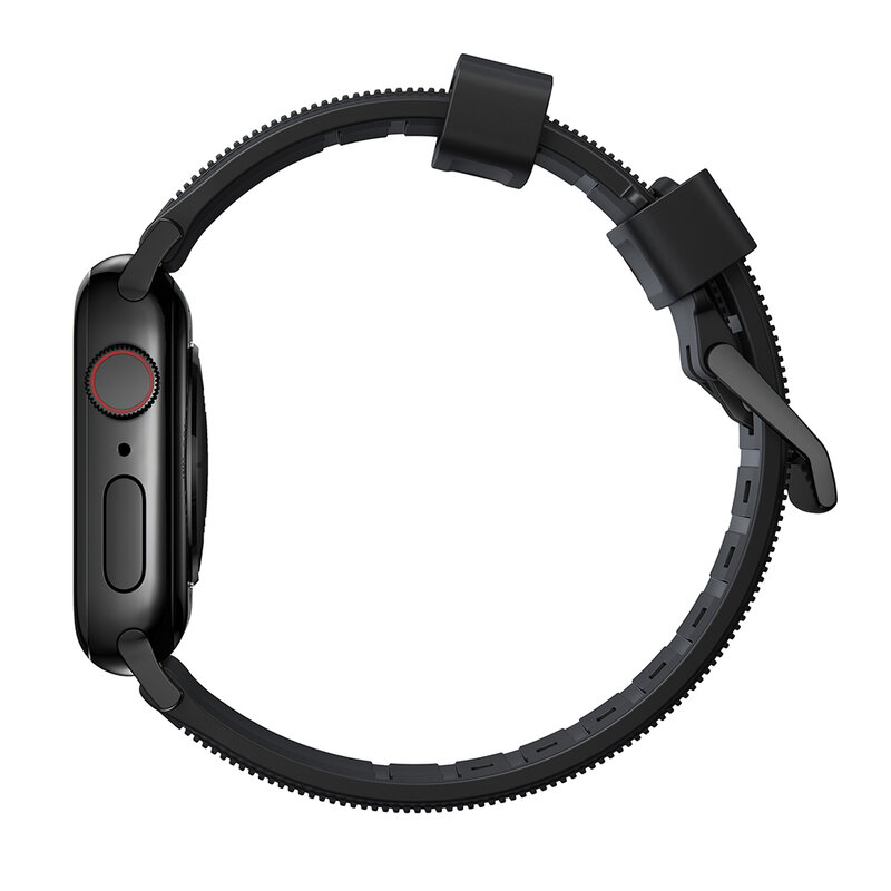 Curea Apple Watch SE 40mm Nomad Rugged Strap Impermeabila - Negru