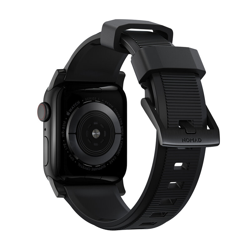 Curea Apple Watch 6 40mm Nomad Rugged Strap Impermeabila - Negru