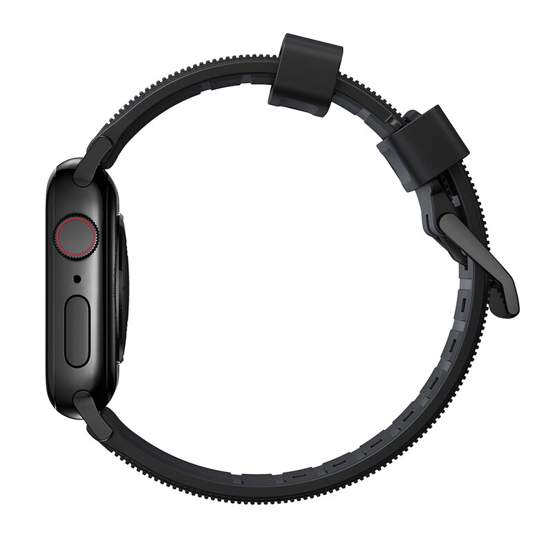 Curea Apple Watch 1 38mm Nomad Rugged Strap Impermeabila - Negru