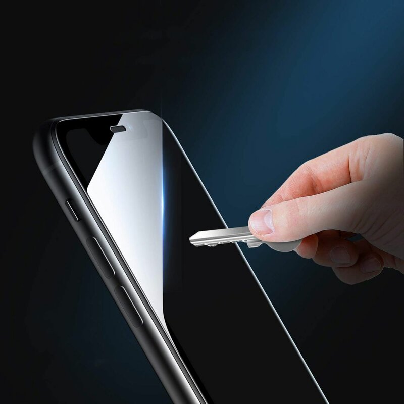 Folie iPhone 7 Hofi UltraFlex Glass Din Sticla Hibrida Flexibila 9H - Black