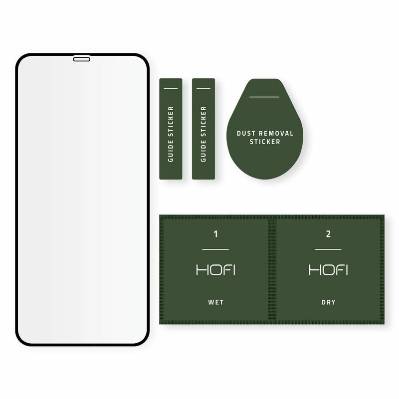 Folie Sticla iPhone 12 mini Hofi Full PRO+ - Negru