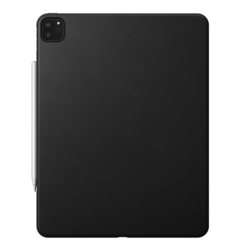 Husa Apple iPad Pro 2020 12.9 A2069/A2232 Nomad Rugged Case Fabricata Din Piele Naturala Horween - Negru