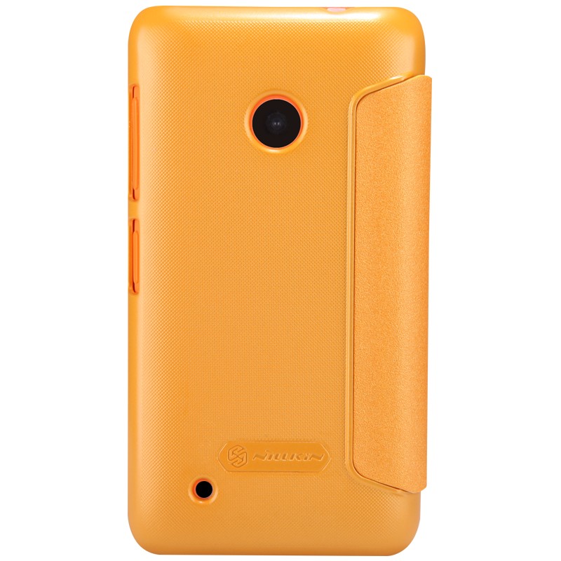 Husa Nokia Lumia 530 NILLKIN Sparkle Flip Portocaliu