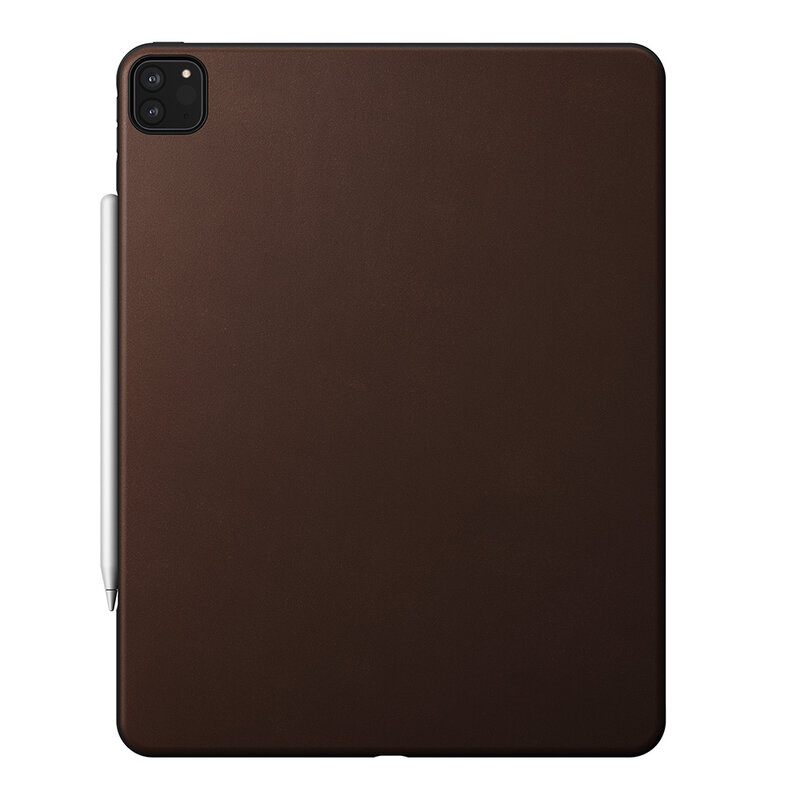Husa Apple iPad Pro 2020 12.9 A2069/A2232 Nomad Rugged Case Fabricata Din Piele Naturala Horween - Maro