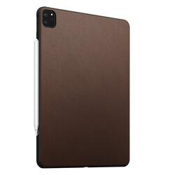 Husa Apple iPad Pro 2020 12.9 A2069/A2232 Nomad Rugged Case Fabricata Din Piele Naturala Horween - Maro