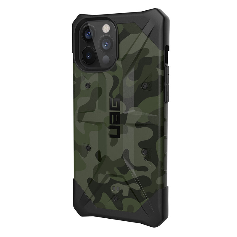 Husa iPhone 12 Pro antisoc UAG Pathfinder, forest camo