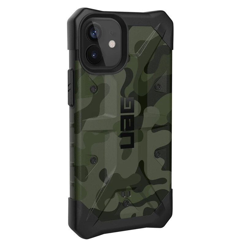 Husa iPhone 12 antisoc UAG Pathfinder, forest camo