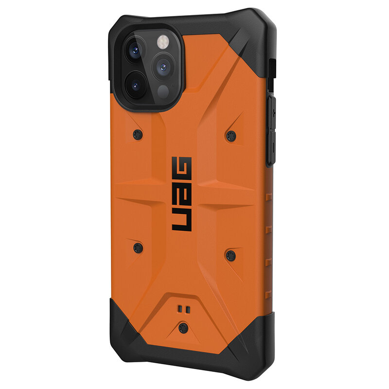 Husa iPhone 12 Pro antisoc UAG Pathfinder, portocaliu