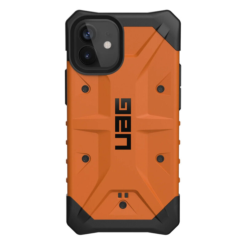 Husa iPhone 12 antisoc UAG Pathfinder, portocaliu