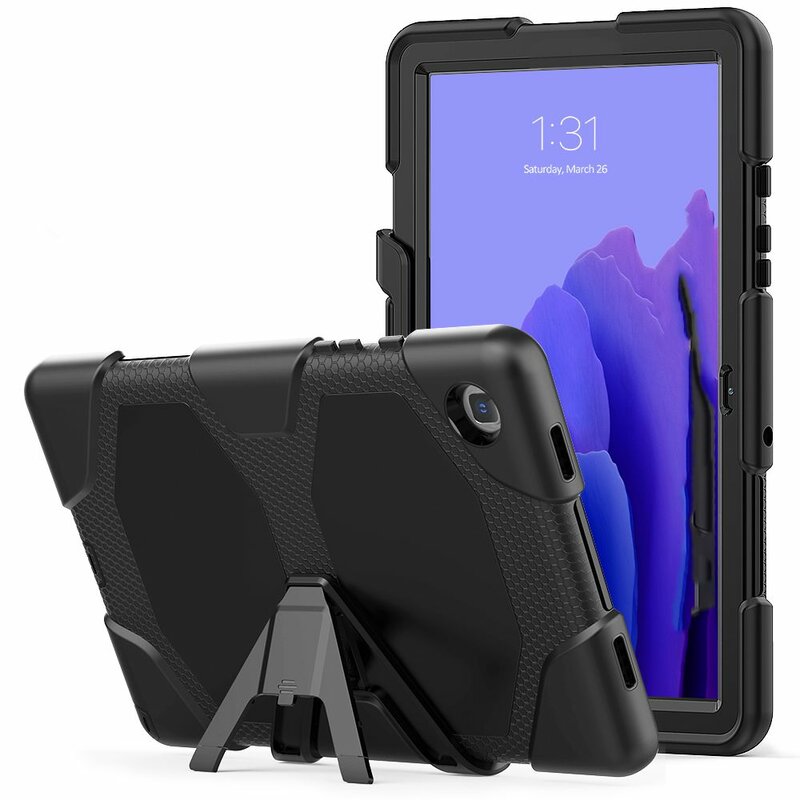 [Pachet 360°] Husa + folie Samsung Galaxy Tab A7 10.4 2020 T500/T505 Tech-Protect Survive, negru
