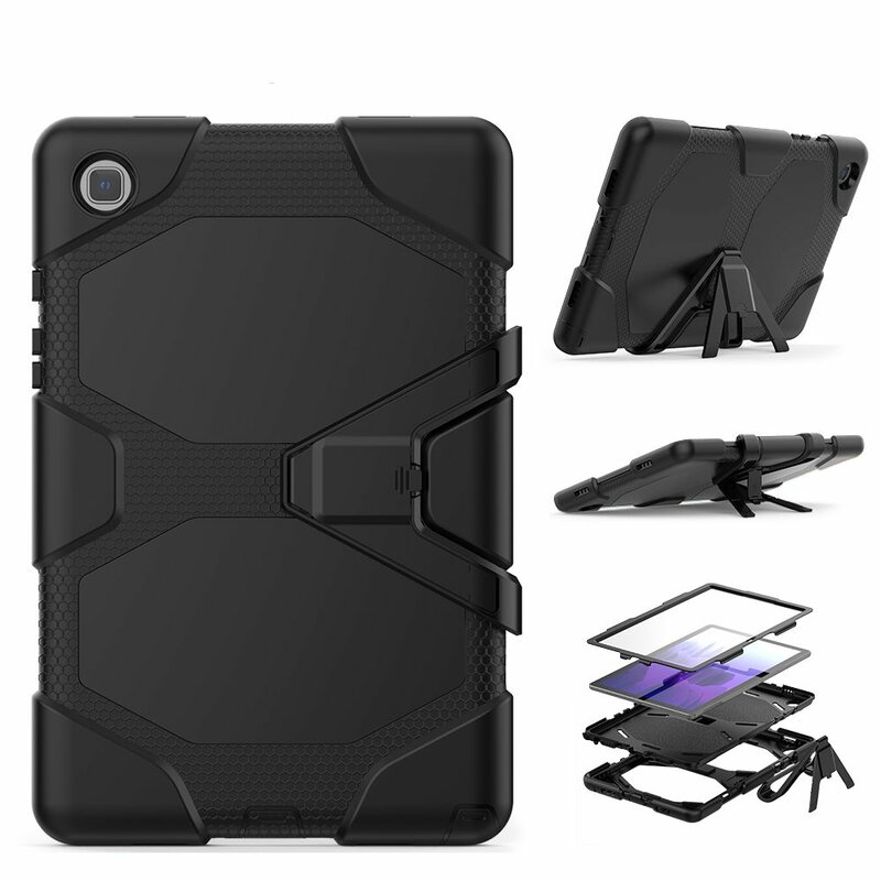 [Pachet 360°] Husa + folie Samsung Galaxy Tab A7 10.4 2020 T500/T505 Tech-Protect Survive, negru