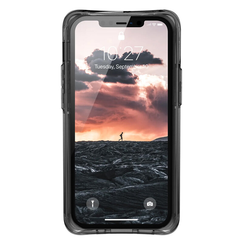 Husa iPhone 12 UAG Plyo Series - Negru Transparent