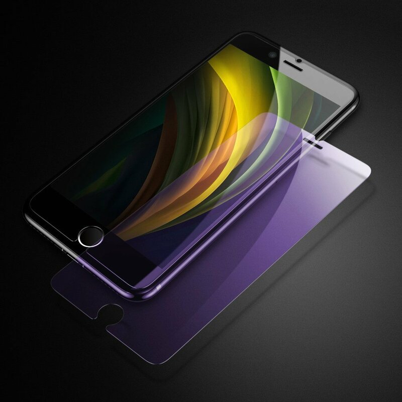 [Pachet 2x] Folie Sticla iPhone 7 Baseus Light Thin Anti-Bluelight - SGAPIPHSE-LB02 - Clear