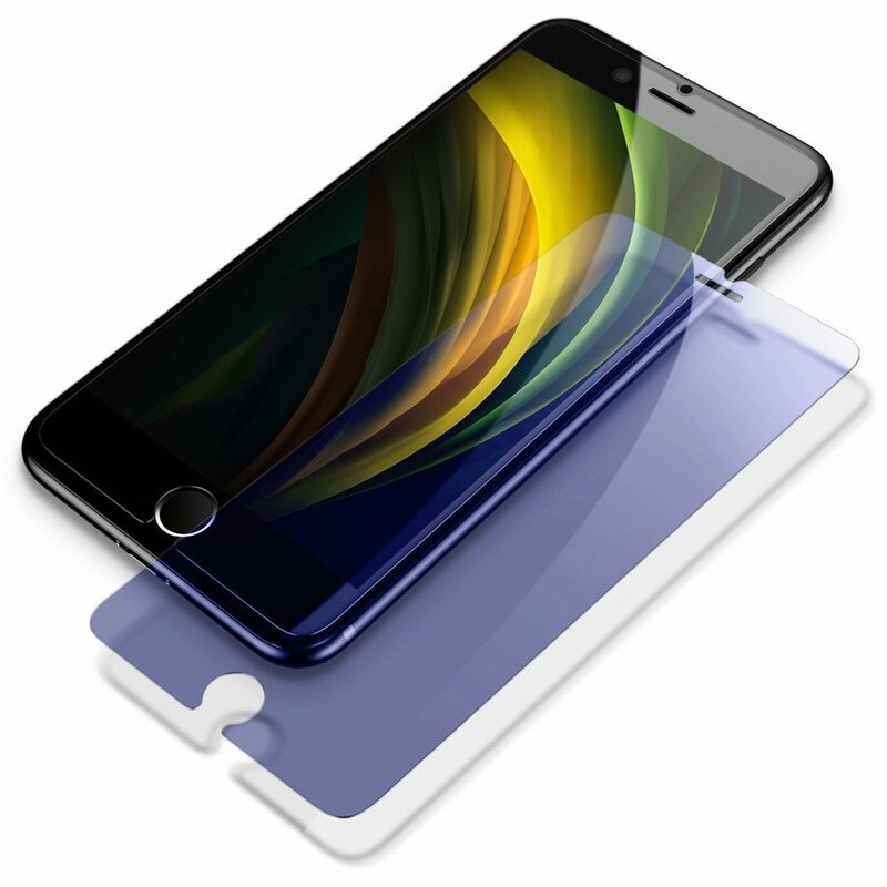 [Pachet 2x] Folie Sticla iPhone 7 Baseus Light Thin Anti-Bluelight - SGAPIPHSE-LB02 - Clear