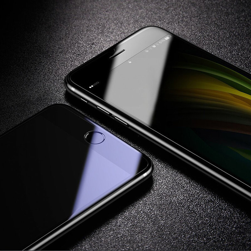 [Pachet 2x] Folie Sticla iPhone 8 Baseus Light Thin Anti-Bluelight - SGAPIPHSE-LB02 - Clear