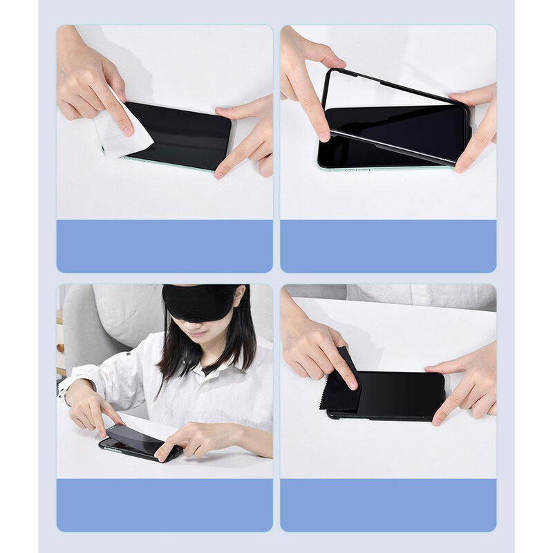 Folie Sticla iPhone XR Baseus Anti-Bluelight Full Cover - SGAPIPH61S-HB01 - Negru