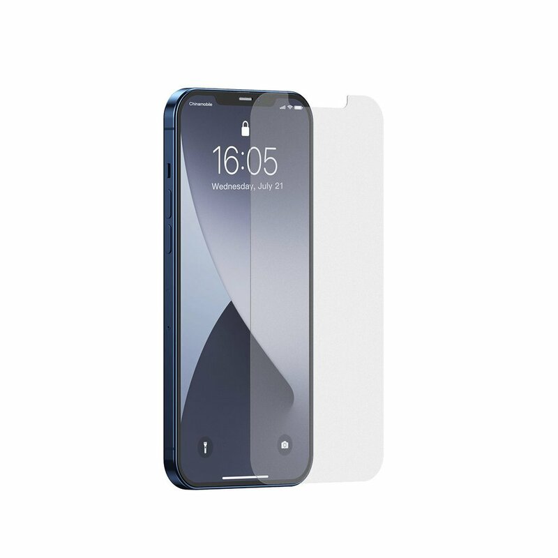 [Pachet 2x] Folie Sticla iPhone 12 Baseus Full-Glass Tempered Film - SGAPIPH61P-FM02 - Clear
