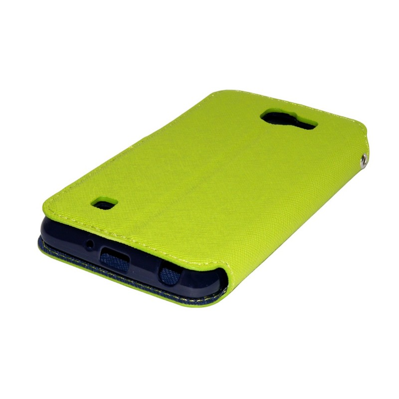 Husa LG K4 Flip S-View ROAR Verde