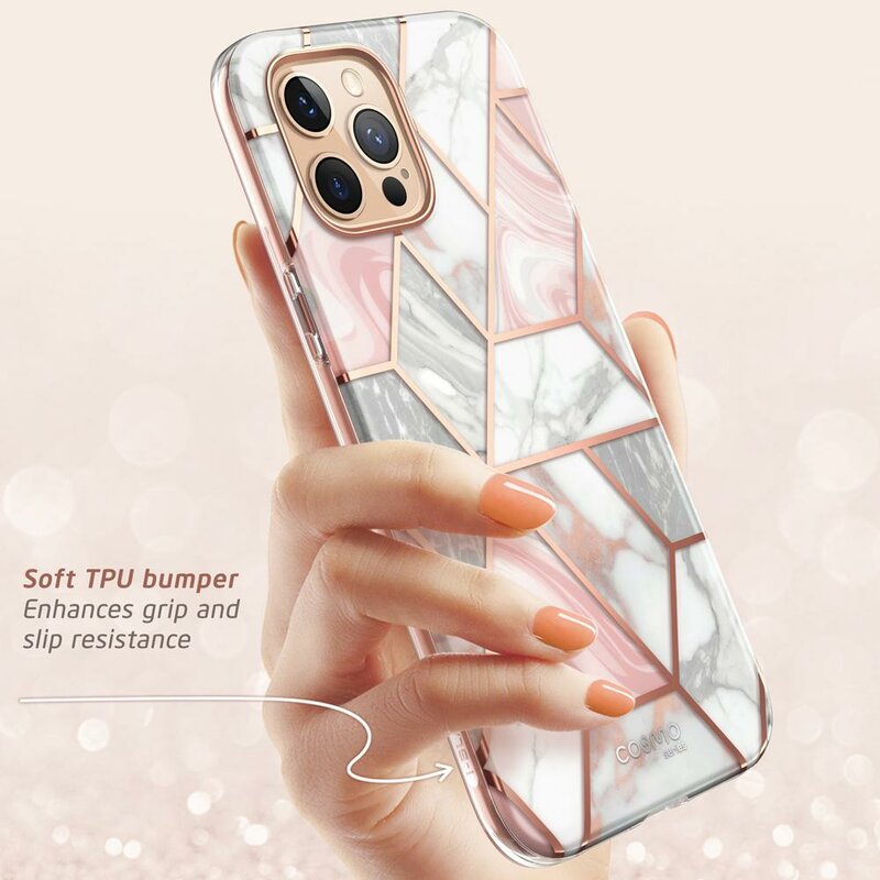 Husa iPhone 12 Pro Max I-Blason Cosmo, roz