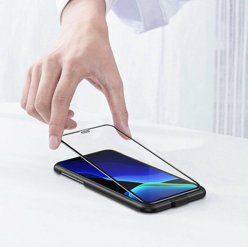 [Pachet 2x] Folie Sticla iPhone 11 Pro Max Speaker Dust Protector - SGAPIPH65-WD01 - Negru