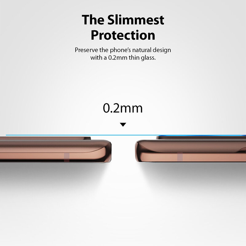 [Pachet 3x] Folie Sticla Camera Samsung Galaxy Note 20 Ringke Invisible Defender Rear Tempered - Clear