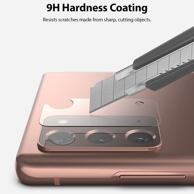 [Pachet 3x] Folie Sticla Camera Samsung Galaxy Note 20 Ringke Invisible Defender Rear Tempered - Clear