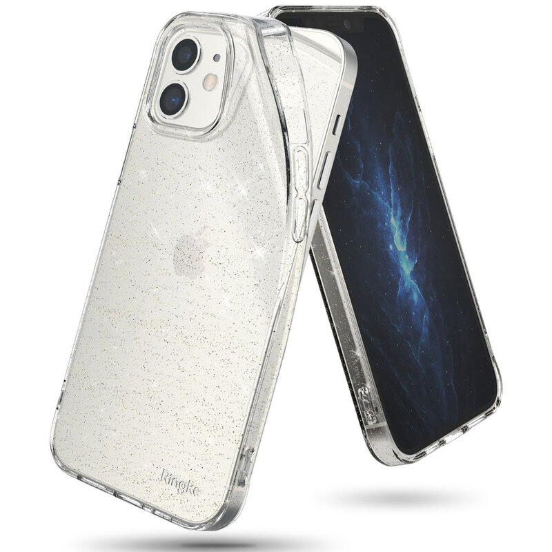 Husa iPhone 12 mini Ringke Air - Glitter Clear