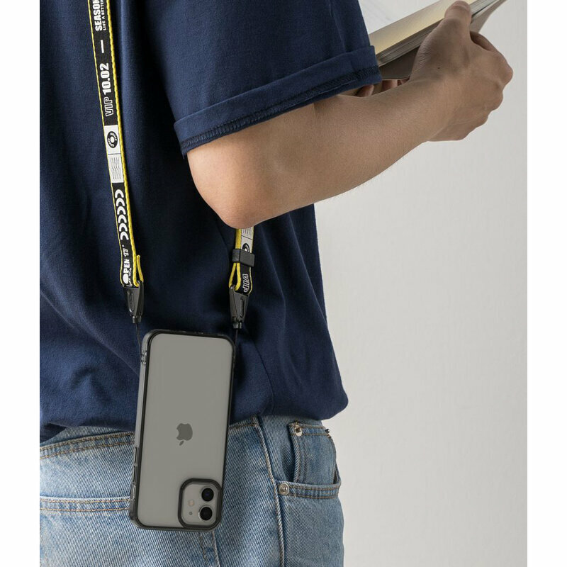 Husa iPhone 12 Ringke Fusion, cenusiu