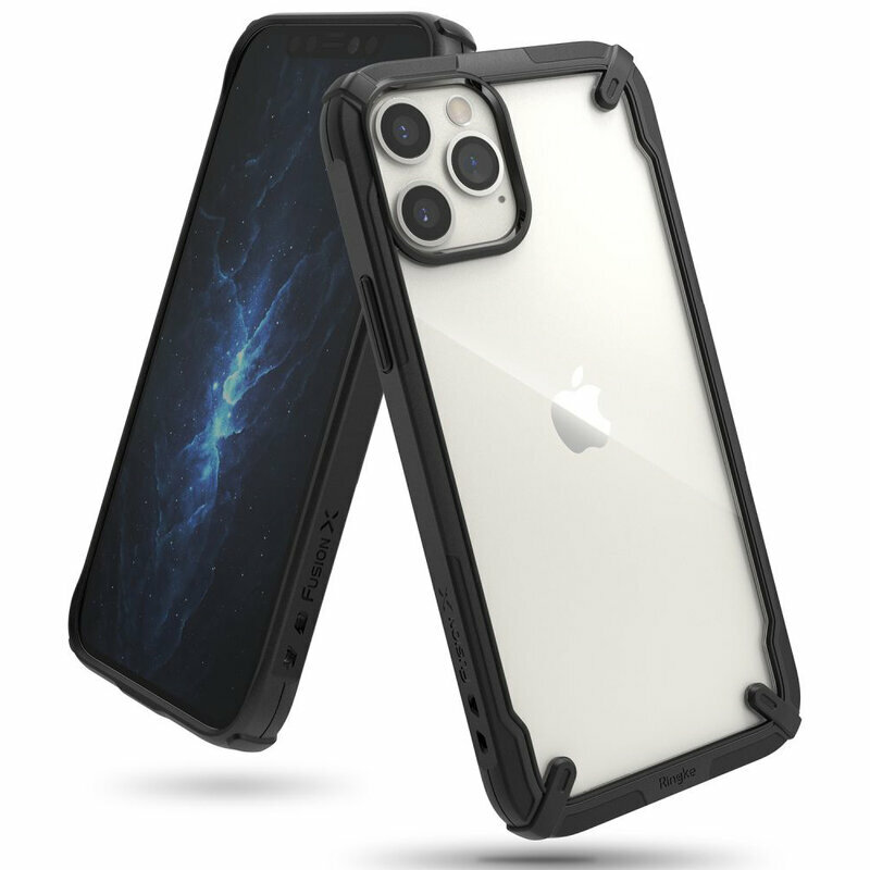 Husa iPhone 12 Pro Max Ringke Fusion X - Black