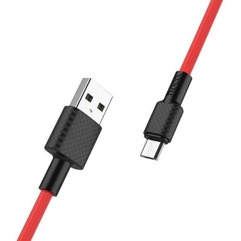 Cablu de date Hoco X29, USB la Type-C, incarcare rapida, 3A 1m, rosu