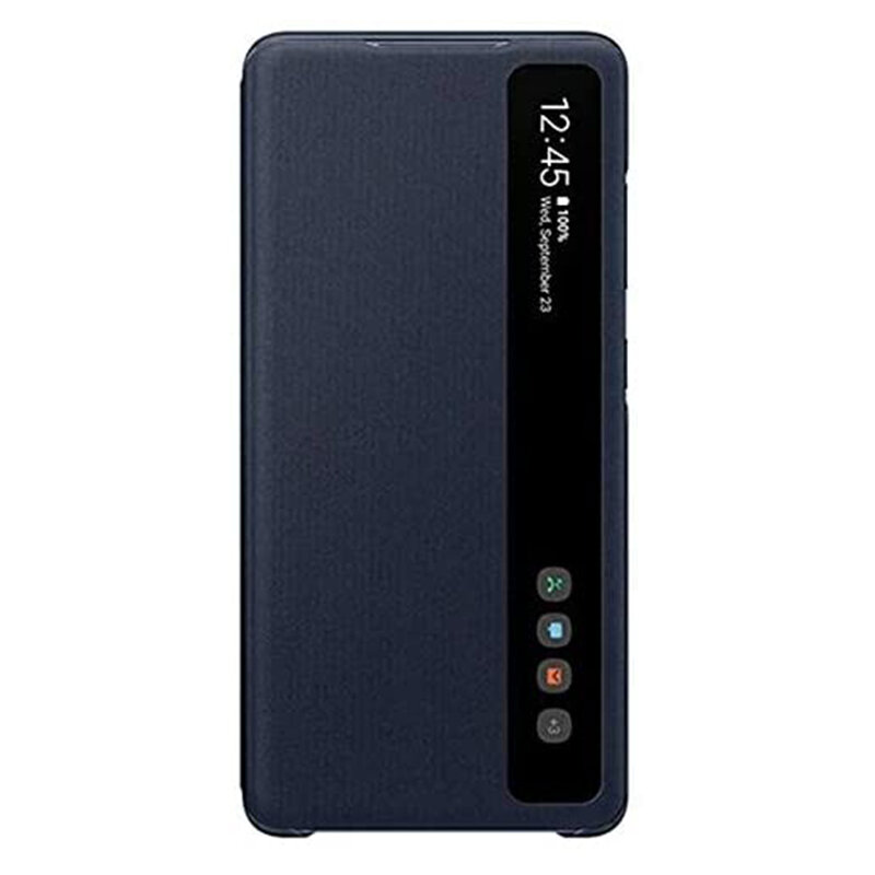 Husa Originala Samsung Galaxy S20 FE 5G Smart Clear View Cover - Bleumarin