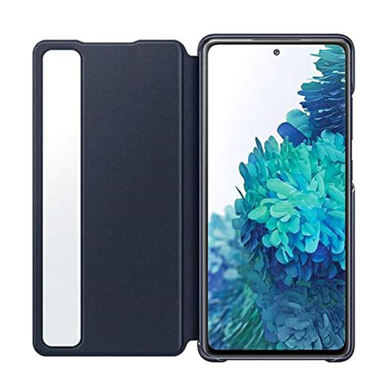 Husa Originala Samsung Galaxy S20 FE 5G Smart Clear View Cover - Bleumarin