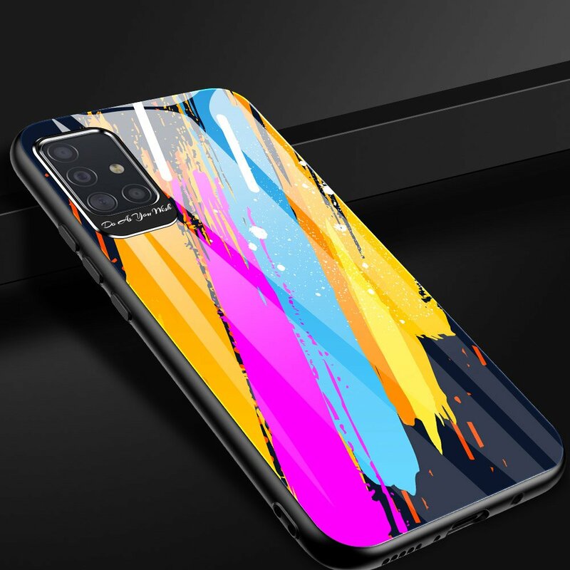 Husa Samsung Galaxy S10 Lite Multicolora Din Sticla Securizata - Model 4