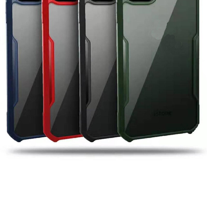 Husa iPhone 12 mini Blade Acrylic Transparenta - Albastru