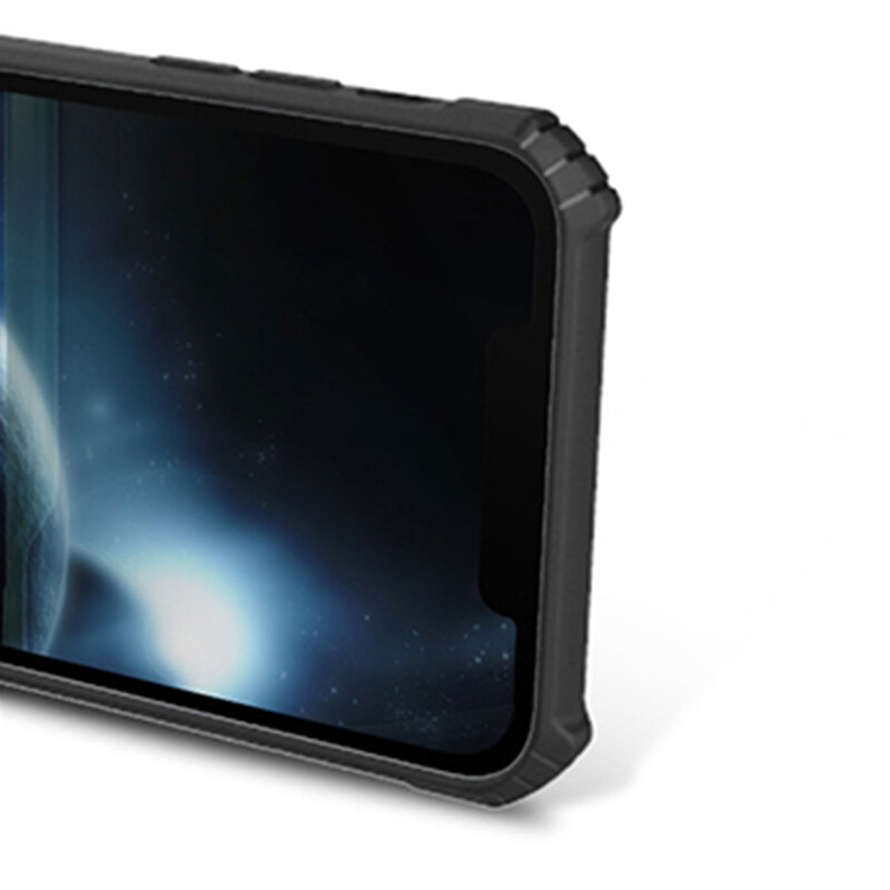 Husa iPhone 12 mini Blade Acrylic Transparenta - Albastru