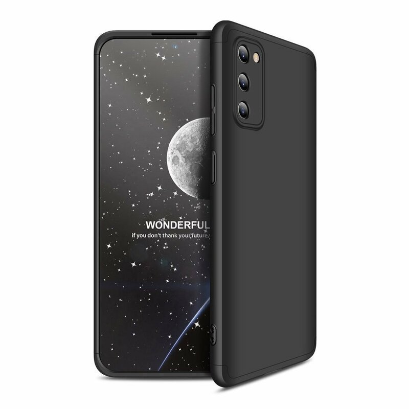 [Pachet 360°] Husa + Folie Samsung Galaxy A41 GKK Original - Negru