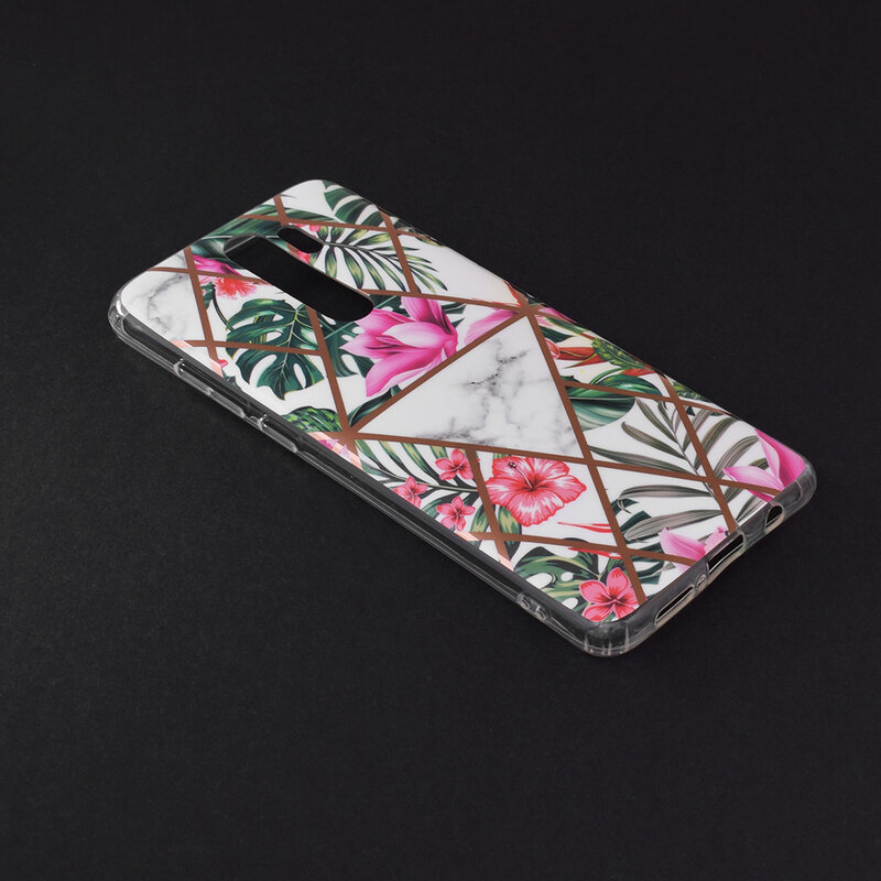 Husa Xiaomi Redmi Note 8 Pro Mobster Laser Marble Shockproof TPU - Model 3
