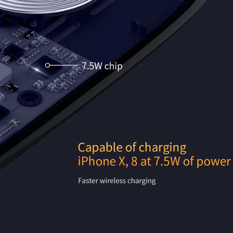 Incarcator Wireless Dual Nillkin Gemini MC031 Incarcare Rapida 10W - Negru