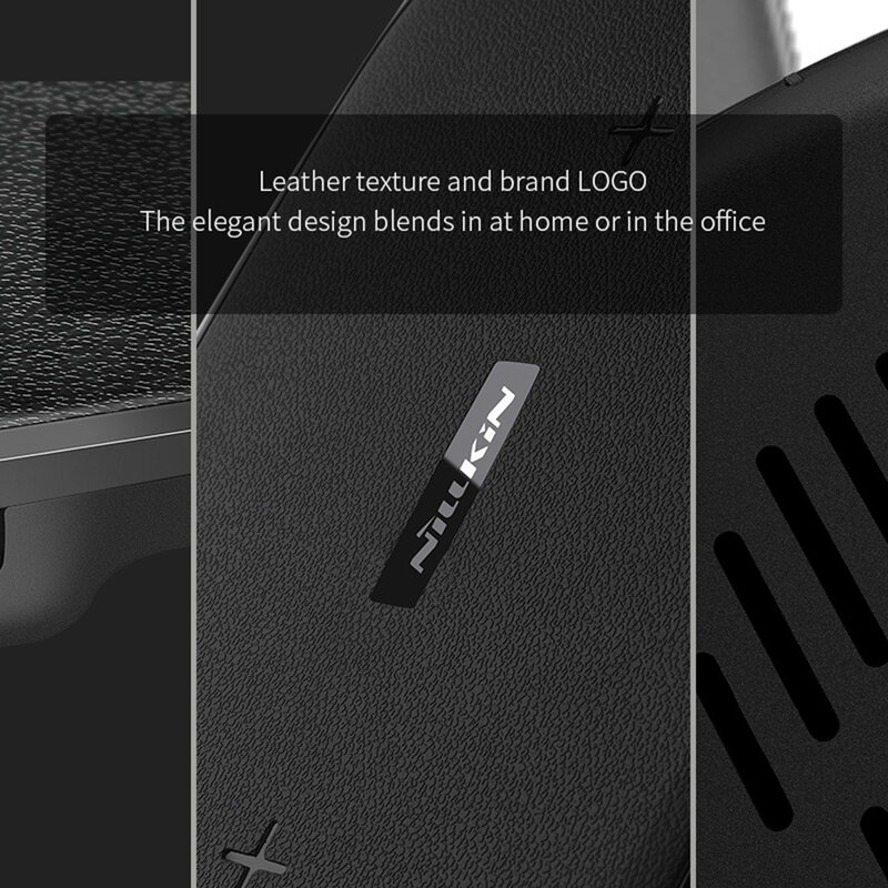 Incarcator Wireless Dual Nillkin Gemini MC031 Incarcare Rapida 10W - Negru