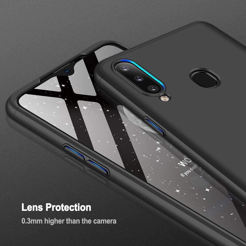 [Pachet 360°] Husa + Folie Samsung Galaxy A20s GKK Original - Negru