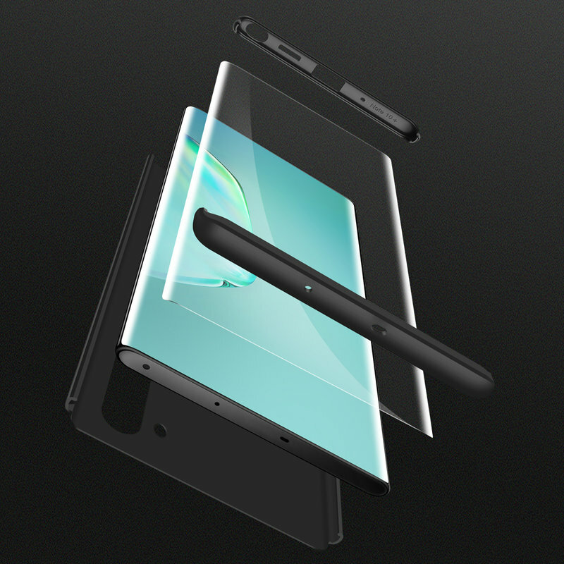 [Pachet 360°] Husa + Folie Samsung Galaxy Note 10 GKK Original - Negru