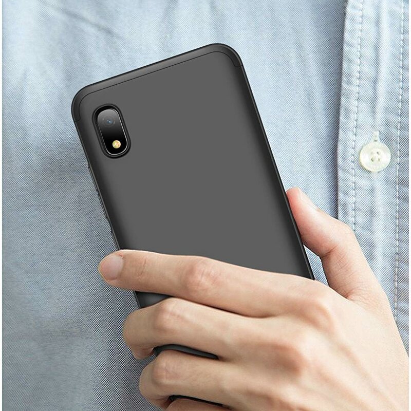[Pachet 360°] Husa + Folie Samsung Galaxy A10 GKK Original - Negru