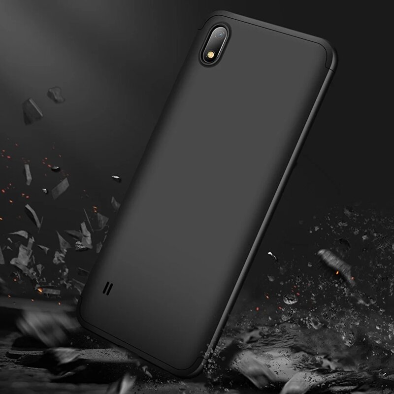 [Pachet 360°] Husa + Folie Samsung Galaxy A10 GKK Original - Negru