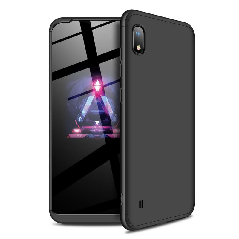 [Pachet 360°] Husa + Folie Samsung Galaxy A10 GKK Original - Negru