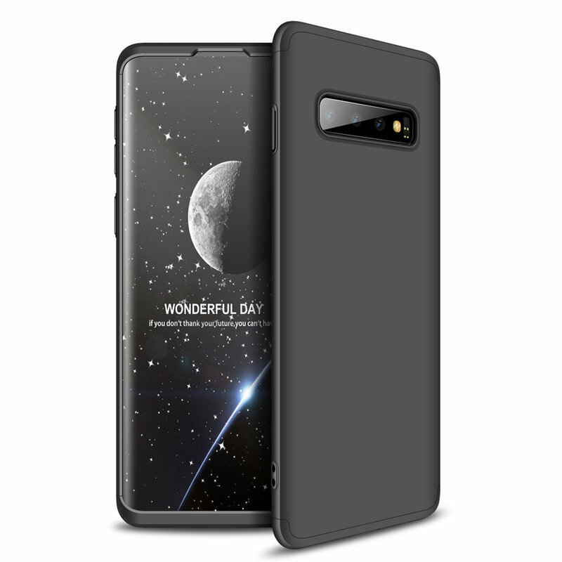 [Pachet 360°] Husa + Folie Samsung Galaxy S10 5G GKK Original - Negru